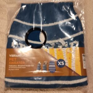 NWT! Vibrant Life Dog Sweater Sz XS